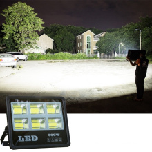 IP66 Waterproof Outdoor Square Lighting SMD 100W 200W 300W 400W LED Solar Flood Lamp Cast Light